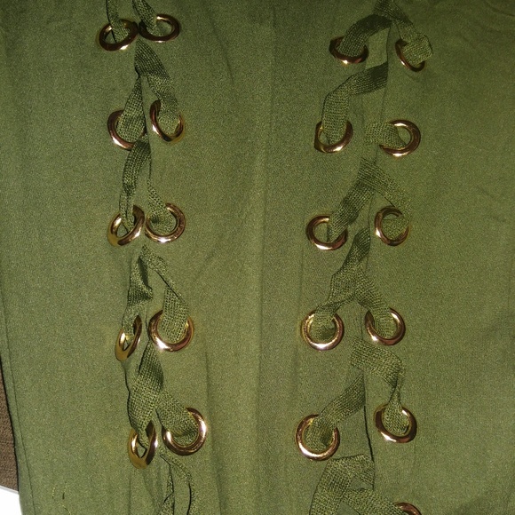 Olive green jumpsuit - Picture 6 of 8